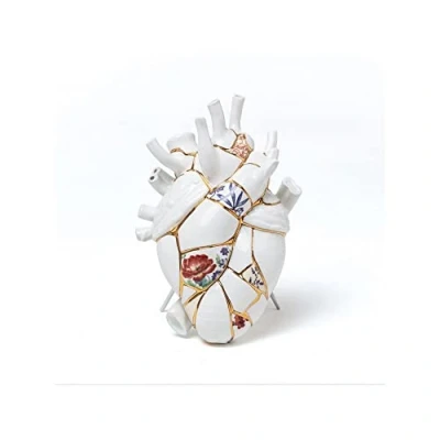 Immagine di Love in Bloom Kintsugi porcellana e oro SELETTI