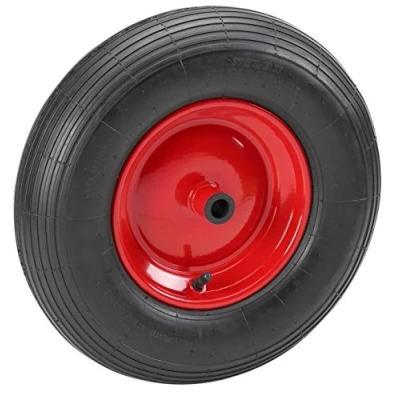 Immagine di Metafranc Ruota pneumatica Ø 340 mm Cerchio in acciaio Tipo 3.50 6 180 kg Cuscinetto a scorrimento/ruota completa con cerchione/ruota carriola/ruota di ricambio / 810900