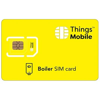 Immagine di SIM Card per CALDAIE Things Mobile con copertura globale e rete multi operatore GSM/2G/3G/4G LTE, senza costi fissi, scadenza tariffe competitive, 10 di credito incluso