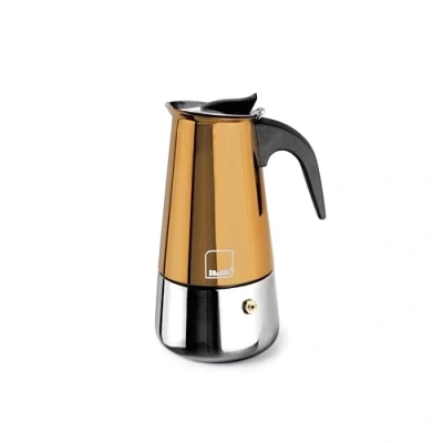 Immagine di IBILI Macchina per caffè espresso Moca Cupra, 6 tazze, 280 ml, Acciaio inossidabile, Adatto induzione