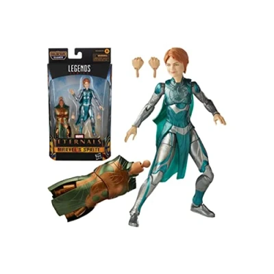 Immagine di Hasbro Marvel Legends Series Sprite (Action Figure 15 cm, Include 2 Accessori, Build A Figure, The Eternals), Multicolore