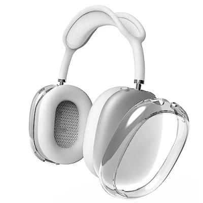 Immagine di elago Cover Trasparente Compatibile con AirPods Max Case Custodia Antiurto, Antigraffio, Antipolvere (Trasparente)