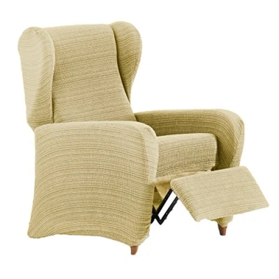 Immagine di Eysa Aquiles Copripoltrona Elastico Relax, Poliestere Cotone, Beige, 37x29x5 cm