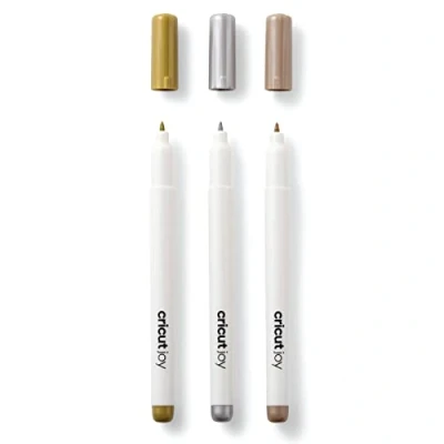 Immagine di Cricut Permanent markers 1.0mm, 3er Set di pennini Oro, Argento, Rame