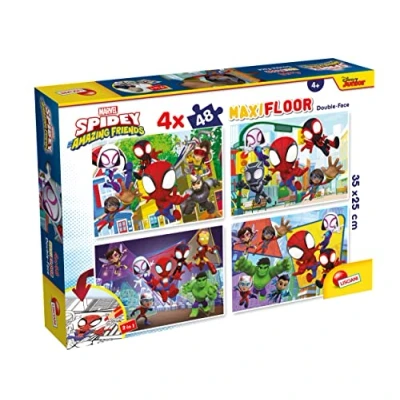 Immagine di Lisciani Giochi Marvel Puzzle DF Maxi Floor 4 x 48 Spidey, 100378