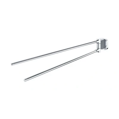 Immagine di Tiger Ramos Portasciugamani a 2 Bracci, Acciaio Inox, Cromato, 5 x 5,9 45,1 cm