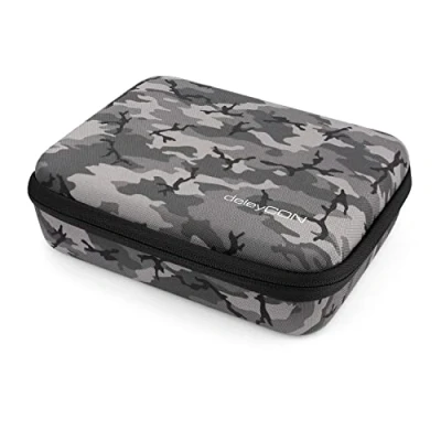 Immagine di deleyCON Tasca Hardcase per GoPro Action Camera &amp; Accessori Robusto Resistente Protezione Dalla Polvere Dagli Urti HERO 13, 12, 11, 10, 9 Dimensione L Camuffamento