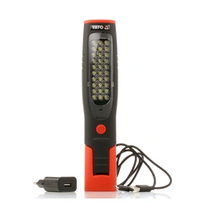 Immagine di YATO YT 08507 Lampade a mano LED con batteria ricaricabile, caricabatterie, magnete