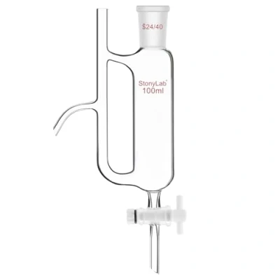 Immagine di stonylab Separatore Ricevitore per Acqua e Olio con Giunto 24/40, Water Oil Receiver Separator da Laboratorio Fornitura Laboratorio, 100 ml