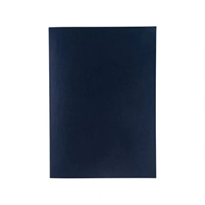 Immagine di Fabriano Ecoqua Plus Quaderno rilegato con colla, formato A4, 21,1 x 29,7 cm, colore: blu navy