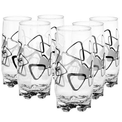 Immagine di Glasmark Set di 6 bicchieri da 380 ml triangolari