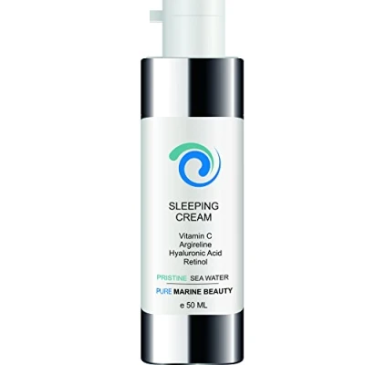 Immagine di Bleumarine Bretania Crema Notte Rinnovatrice 50ml Acido Ialuronico, Argireline Trattamento Antirughe, Elimina Stanchezza Protezione Invecchiamento Precoce