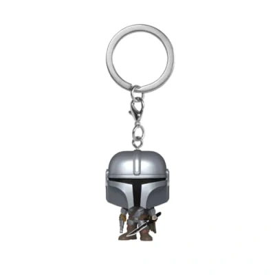Immagine di Funko POP! Keychain: Star Wars: The Mandalorian Mini Figura in Vinile da Collezione Novità Portachiavi Riempitivi per Calze Idea Regalo Merchandising Ufficiale TV Fans Minifigure