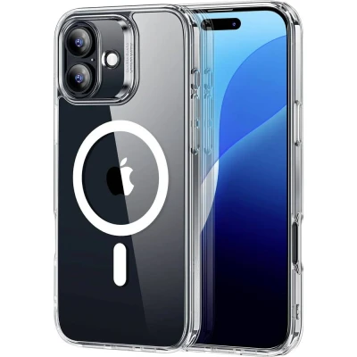 Immagine di ESR Classic Hybrid HaloLock Case Backcover per cellulare Apple iPhone 16 Plus Trasparente Compatibile con MagSafe