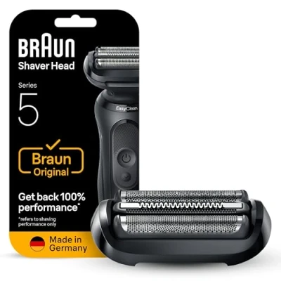 Immagine di Braun Serie 5 54B, Testina ORIGINALE Per Rasoio Elettrico Barba, Recupera il 100% Delle Prestazioni Del Tuo Regolabarba Uomo, Compatibile Con i Rasoi Series 50 , 51 52