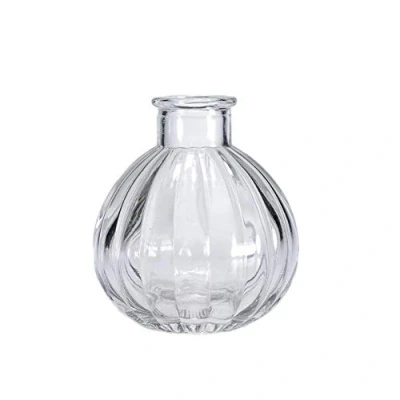 Immagine di 1 bottiglia vuota in vetro trasparente diffusore per aromaterapia contenitore vaso decorativo accessori fragranze uso fai da te set di diffusori a bastoncini ricambio oli essenziali