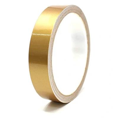Immagine di 10m Strisce adhesive decorative per auto moto barca e modellismo in vari colori autoadesive Lunghezza (10mm, Oro)