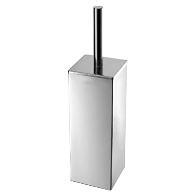 Immagine di Gedy Perth, Misure e Peso: 38X9X9 CM &amp; 0,752 kg, Scopettino WC Realizzato in Acciaio Inox, Finitura cromata, Scopino Bagno Design di R&amp;S, 2 Anni Garanzia, Unica