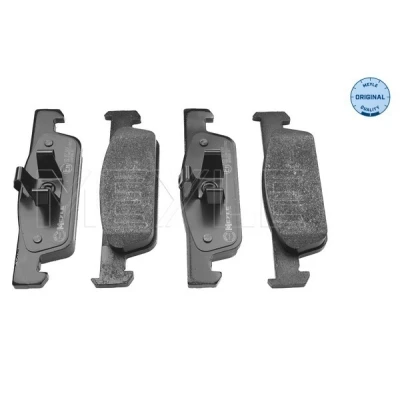 Immagine di MEYLE 025 257 0217 Kit pastiglie freno ORIGINAL Quality Assale anteriore Non predisposto per contatto segnalazione usura con lamierino anticigolío