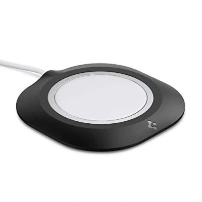 Immagine di Spigen Cover Mag Fit 2 per 25W caricabatterie di MagSafe (2024) Compatibie con iPhone 16/15/14/13/12 series, AirPods Pro 1/2, 4 / 3 Nero