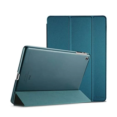 Immagine di Smart Cover per iPad 2 3 4 ProCase Custodia Ultra Sottile Leggero, Support Auto Sveglia/Sonno,con Retro Smerigliato Semi trasparente 2/iPad /iPad (Vecchio modello) Teal