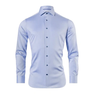 Immagine di Vincenzo Boretti Tailliert BÜGELFREI Camicia elegante, Uomo, Taglia: 39/40, Hellblau