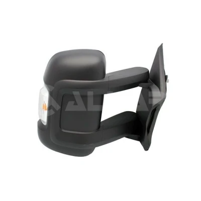Immagine di specchio retrovisore esterno Alkar 9224922 Dx manuale con a grandangolo, Braccio lungo, convesso per veicolo guida Sx