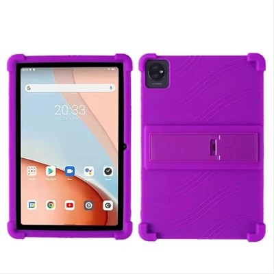 Immagine di GIOPUEY Cover Compatibile con Blackview Tab 70 WiFi Supporto Custodia Protettiva in Silicone TPU Morbida Case Purple