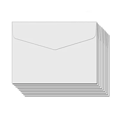 Immagine di BLUGUL 50 Pezzi Mini Buste, 115x82mm Piccole per Feste Inviti, Biglietto Regalo, Forniture Festa di Compleanno, Bianca