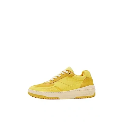 Immagine di Desigual Retro Chunky Patchwork Sneakers basse, Donna, Taglia: 38, Yellow Pelle / sintetico