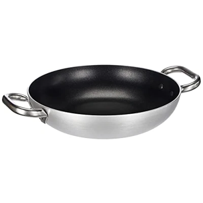 Immagine di Pentole Agnelli FAMA10SEL36 Select Tegame in Alluminio, 2 Manici Acciaio Inossidabile, 36 cm, Argento