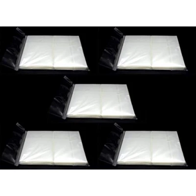 Immagine di docsmagic.de 5 x 100 Double Mat Clear Card Sleeves Standard Size 66 91 Transparente Bustine PKM MTG