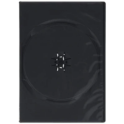 Immagine di MediaRange BOX35 6 Custodie per CD, DVD e Blu Ray da posti con tasca trasparente copertina, 22mm, Nero, confezione 5
