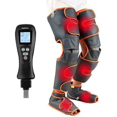 Immagine di Medivon Noble Air Pro Massaggiatore per gambe a 4 intensità, vestibilità regolabile, massaggio pneumatico con funzione di riscaldamento