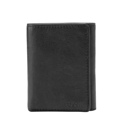 Immagine di Fossil Ingram Extra Capacity Portafoglio Trifold Uomo nero grande Taglia unica