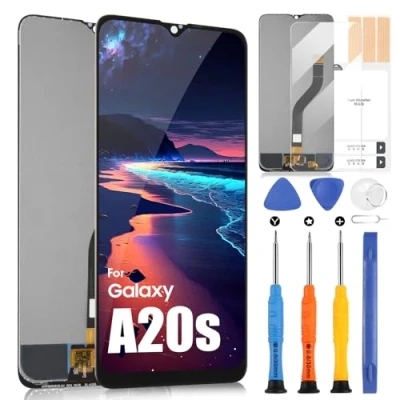 Immagine di LCD Schermo per Samsung Galaxy A20s TFT​, Display A207 SM A207F A207M A207F, Touch Screen Digitizer Ricambio Assembly + Riparazione Kit (Non A20 / A20e)