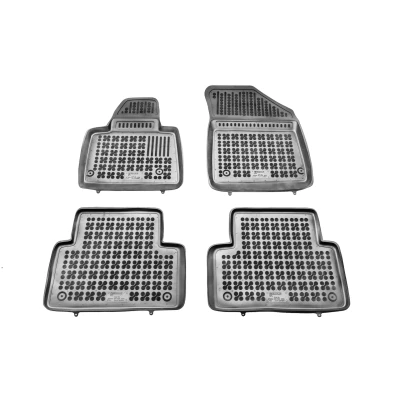 Immagine di REZAW PLAST 201201 Set tappetino Gomma anteriore e posteriore 4 nero Su misura CITROËN: C5 III Station Wagon, 3
