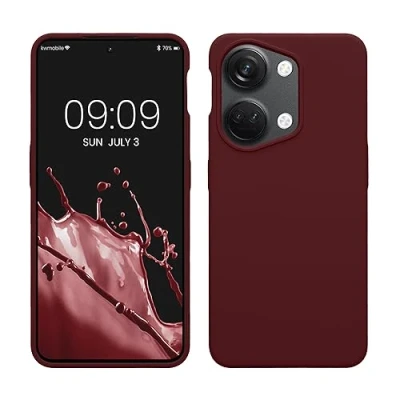 Immagine di kwmobile Cover per OnePlus Nord 3 5G Custodia Back Case Smartphone in Silicone TPU Protezione Gommata rosso fulvo