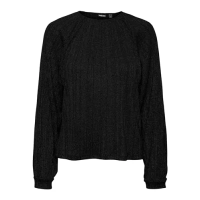 Immagine di Pieces MIT Langen ÄRMELN Dalilah Camicetta, Donna, Taglia: XS, Black