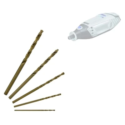 Immagine di Tivoly 11468570003 Set di punte da trapano in metallo Cobalt Technic, bronzo, 5 pezzi