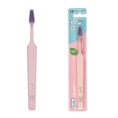 Immagine di spazzolino TePe Colour Soft, Light Pink, 1pz, setole soft per una pulizia precisa e delicata, adulti bambini più grandi