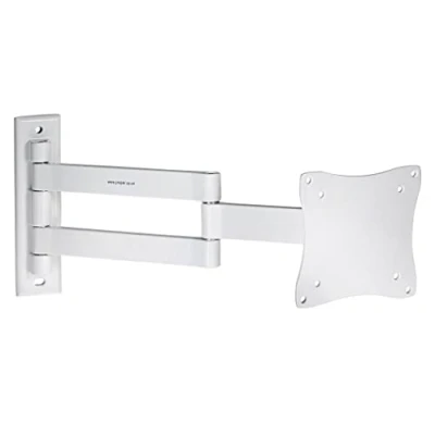 Immagine di ProperAV Supporto da parete per TV 13&quot;, 19&quot;, 22&quot;, 23&quot;, 24&quot;, 28&quot;, inclinabile 70, VESA max 100x100, colore: Bianco