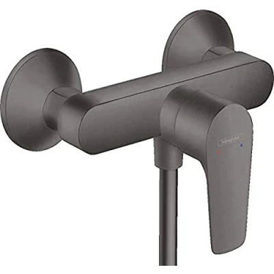 Immagine di hansgrohe Talis E Miscelatore monocomando doccia esterno, cromo nero satinato, 71760340