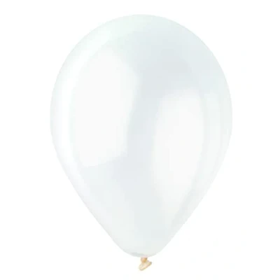 Immagine di Busta 100 palloncini in lattice naturale Premium Quality G120 (Ø 33cm / 13&quot;), trasparente