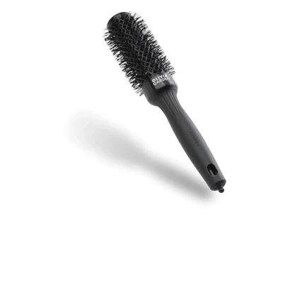 Immagine di Olivia Garden Expert Blowout Shine Nero 35 Spazzola rotonda in ceramica antistatica per piega brillante e senza crespo