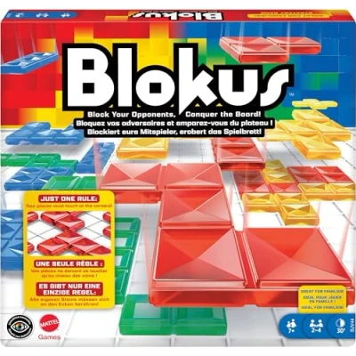 Immagine di Blokus , Gioco di Strategia, Tabellone con 21 Pezzi Colorati Ross...