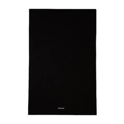 Immagine di Calvin Klein Jeans Patch Scarf Unisex Sciarpa, Taglia: One Size, Black