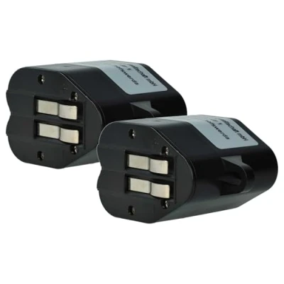 Immagine di vhbw 2x batteria compatibile con Kärcher Robocleaner RC 4.000, RC4000, RC3000 home cleaner (3000mAh, 6V, NiMH)