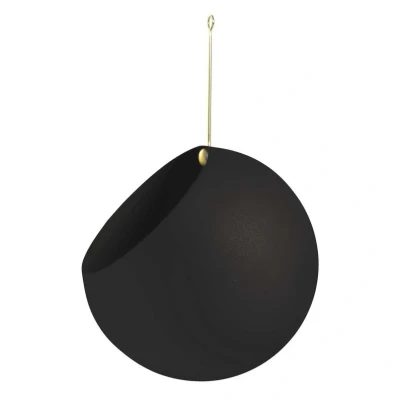 Immagine di AYTM Globe vaso da fiori, sospeso, Ø 21 cm, nero, alluminio