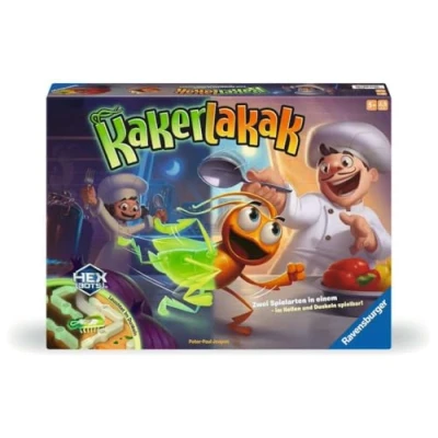 Immagine di Ravensburger 24762 Kakerlakak Glow in The Dark Gioco d&#039;azione con Scarafaggio elettronico per Grandi e piccini a Partire dai 5 Anni su, 2 4 Persone